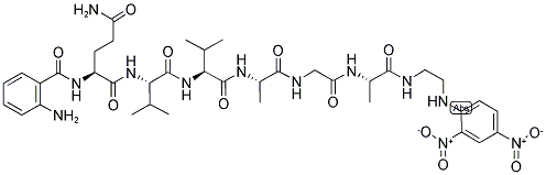 ABZ-GLN-VAL-VAL-ALA-GLY-ALA-ETHYLENEDIAMINE-DNP CAS#: 152390-52-8
