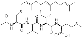 AC-CYS(FARNESYL)-VAL-ILE-MET-OH CAS#: 144608-65-1