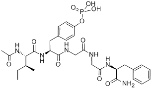 AC-ILE-TYR(PO3H2)-GLY-GLU-PHE-NH2 CAS#: 284660-72-6