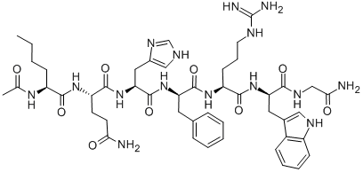 AC-NLE-GLN-HIS-D-PHE-ARG-D-TRP-GLY-NH2 CAS#: 172617-89-9