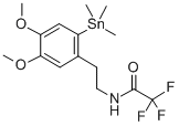 ACETAMIDE, N-[2-[4,5-DIMETHOXY-2-(TRIMETHYLSTANNYL)PHENYL]ETHYL]-2,2,2-TRIFLUORO- CAS#: 170465-14-2