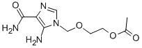 ACETIC ACID 2-(5-AMINO-4-CARBAMOYL-IMIDAZOL-1-YLMETHOXY)-ETHYL ESTER CAS#: 118966-30-6