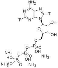 ADENOSINE-2,8-3H 5'-TRIPHOSPHATE TETRAAMMONIUM SALT CAS#: 152585-45-0