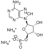 ADENOSINE-8-14C 5'-MONOPHOSPHATE DIAMMONIUM SALT CAS#: 134907-91-8