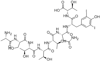 ALA-SER-THR-THR-THR-ASN-3,5-DIIODO-TYR-THR CAS#: 128551-40-6