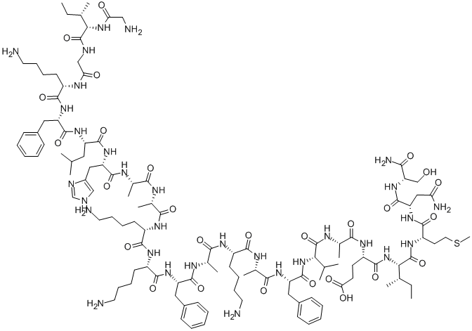 (ALA8,13,18)-MAGAININ II AMIDE CAS#: 117665-48-2