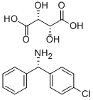 (-)-ALPHA-(4-CHLOROPHENYL)BENZYLAMINE (+)-TARTRATE SALT CAS#: 163837-57-8
