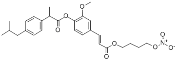 ALPHA-METHYL-4-(2-METHYLPROPYL)-2-METHOXY-4-[(1E)-3-[4-(NITROOXY)BUTOXYL]-3-OXO-1-PROPENYL]PHENYL ESTER, BENZENEACETIC ACID CAS#: 302543-78-8