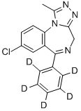 ALPRAZOLAM-D5 CAS#: 125229-61-0