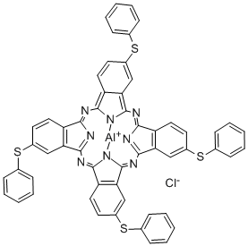 ALUMINUM 2,9,16,23-TETRAKIS(PHENYLTHIO)-29 H ,31 H-PHTHALOCYANINE CHLORIDE CAS#: 155613-95-9