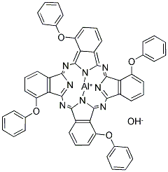ALUMINUM 2,9,16,23-TETRAPHENOXY-29 H ,31 H-PHTHALOCYANINE HYDROXIDE CAS#: 128897-67-6