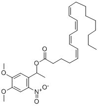 ARACHIDONIC ACID 1-(4,5-DIMETHOXY-2-NITROPHENYL)ETHYL ESTER CAS#: 155613-96-0