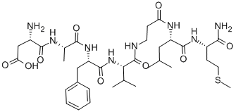 ASP-ALA-PHE-VAL-BETA-ALA-LEU-MET-NH2 CAS#: 127633-71-0