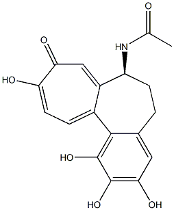 AcetaMide, N-(5,6,7,9-tetrahydro-1,2,3,10-tetrahydroxy-9-oxobenzo[a]heptalen-7-yl)-, (S)- CAS#: 134568-30-2