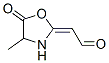 Acetaldehyde, (4-methyl-5-oxo-2-oxazolidinylidene)- (9CI) CAS#: 152420-77-4