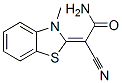 Acetamide, 2-cyano-2-(3-methyl-2(3H)-benzothiazolylidene)- (9CI) CAS#: 126772-94-9