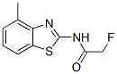 Acetamide, 2-fluoro-N-(4-methyl-2-benzothiazolyl)- (9CI) CAS#: 37968-16-4