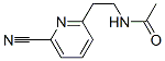 Acetamide,  N-[2-(6-cyano-2-pyridinyl)ethyl]- CAS#: 135450-58-7
