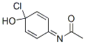 Acetamide, N-(4-chloro-4-hydroxy-2,5-cyclohexadien-1-ylidene)- CAS#: 148650-35-5