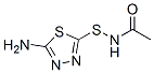 Acetamide,  N-[(5-amino-1,3,4-thiadiazol-2-yl)thio]- CAS#: 141722-21-6