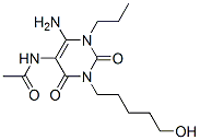 Acetamide,  N-[6-amino-1,2,3,4-tetrahydro-3-(5-hydroxypentyl)-2,4-dioxo-1-propyl-5-pyrimidinyl]- CAS#: 116526-19-3