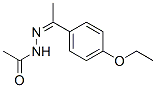 Acetic acid, [1-(4-ethoxyphenyl)ethylidene]hydrazide (9CI) CAS#: 357294-71-4