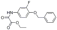 Acetic acid, 2-[[3-fluoro-4-(phenylMethoxy)phenyl]aMino]-2-oxo-, ethyl ester CAS#: 163485-46-9
