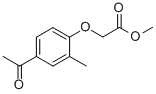 Acetic acid, 2-(4-acetyl-2-methylphenoxy)-, methyl ester CAS#: 166953-80-6