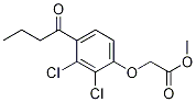 Acetic acid, [2,3-dichloro-4-(1-oxobutyl)phenoxy]-, Methyl ester CAS#: 30720-99-1