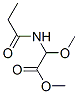 Acetic  acid,  methoxy[(1-oxopropyl)amino]-,  methyl  ester  (9CI) CAS#: 170170-62-4