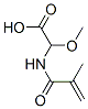 Acetic  acid,  methoxy[(2-methyl-1-oxo-2-propenyl)amino]-  (9CI) CAS#: 121627-27-8