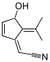 Acetonitrile, [4-hydroxy-5-(1-methylethylidene)-2-cyclopenten-1-ylidene]- (9CI) CAS#: 119892-19-2