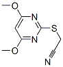 Acetonitrile, [(4,6-dimethoxy-2-pyrimidinyl)thio]- (9CI) CAS#: 150095-42-4