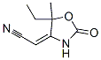 Acetonitrile, (5-ethyl-5-methyl-2-oxo-4-oxazolidinylidene)-, (E)- (9CI) CAS#: 139097-20-4