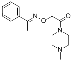 Acetophenone O-[(4-methylpiperazino)carbonylmethyl]oxime CAS#: 38063-86-4