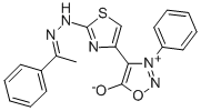 Acetophenone hydrazone of 4-(2-hydrazino-4-thiazolyl)-3-phenylsydnone CAS#: 155812-15-0