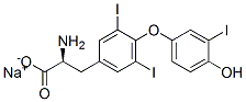 Alanine, 3-[4-(4-hydroxy-3-iodophenoxy)-3,5-diiodophenyl]-, monosodium salt (8CI) CAS#: 4406-42-2