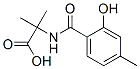 Alanine,  N-(2-hydroxy-4-methylbenzoyl)-2-methyl- CAS#: 129973-07-5