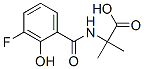 Alanine,  N-(3-fluoro-2-hydroxybenzoyl)-2-methyl- CAS#: 128396-75-8