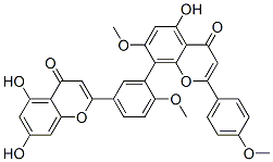 Amentoflavone 4',4''',7''-trimethyl ether CAS#: 481-45-8
