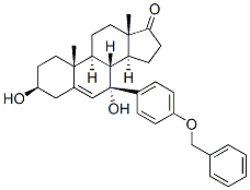 Androst-5-en-17-one, 3,7-dihydroxy-7-[4-(phenylmethoxy)phenyl]-, (3beta,7beta)- CAS#: 137196-56-6