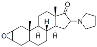 Androstan-17-one,2,3-epoxy-16-(1-pyrrolidinyl) CAS#: 159325-45-8