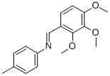 BENZENAMINE, 4-METHYL-N-[(2,3,4-TRIMETHOXYPHENYL)METHYLENE]- CAS#: 386758-63-0