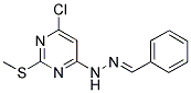 BENZENECARBALDEHYDE N-[6-CHLORO-2-(METHYLSULFANYL)-4-PYRIMIDINYL]HYDRAZONE CAS#: 339017-98-0