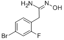 BENZENEETHANIMIDAMIDE,4-BROMO-2-FLUORO-N-HYDROXY CAS#: 128104-38-1