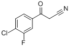 BENZENEPROPANENITRILE, 4-CHLORO-3-FLUORO-B-OXO- CAS#: 267880-80-8