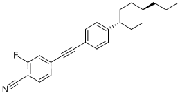 BENZONITRILE,2-FLUORO-4-[[4-(4-PROPYLCYCLOHEXYL)PHENYL]ETHYNYL]-,TRANS- CAS#: 141743-43-3