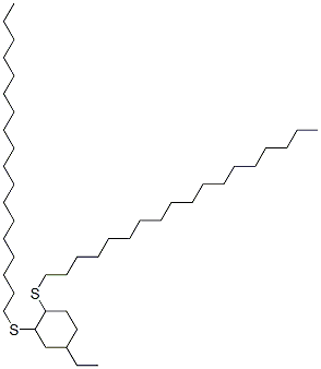 BETA-3(4)-BIS(OCTADECYLTHIO)CYCLOHEXYLETHANE CAS#: 37625-75-5