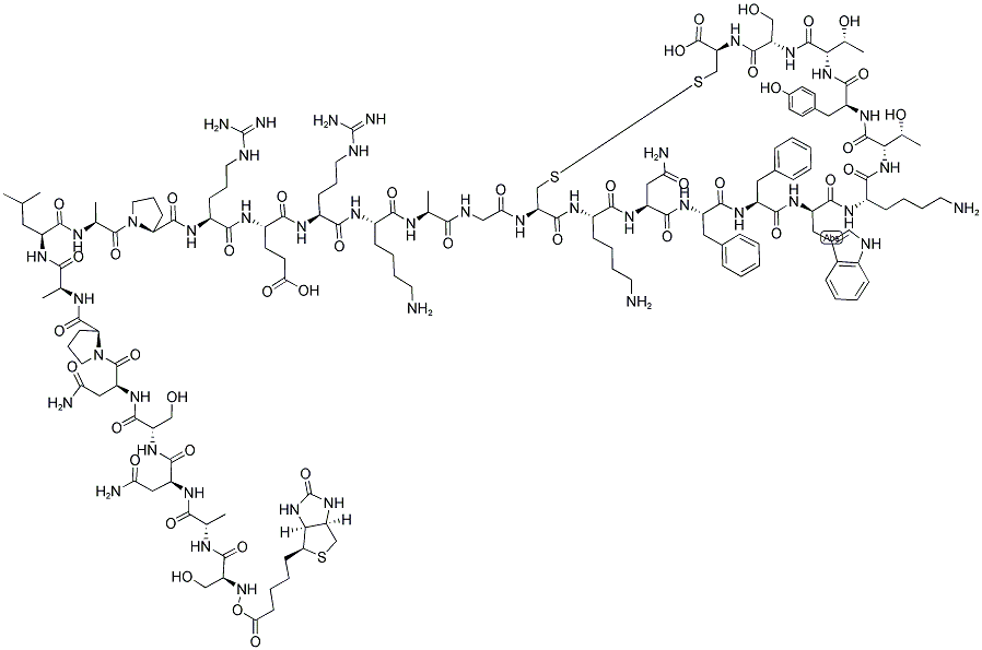 BIOTINYL-(LEU8,D-TRP22,TYR25)-SOMATOSTATIN-28 CAS#: 143519-58-8