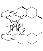 (+)-BIS[1-[(1'R,2'R,5'R)-2'-I-PROPYL-5'-METHYLCYCLOHEXYL]INDENYL]ZIRCONIUM (IV) DICHLORIDE CAS#: 148347-90-4